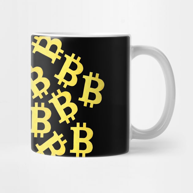 Golden Bitcoin by DesignsByMonique